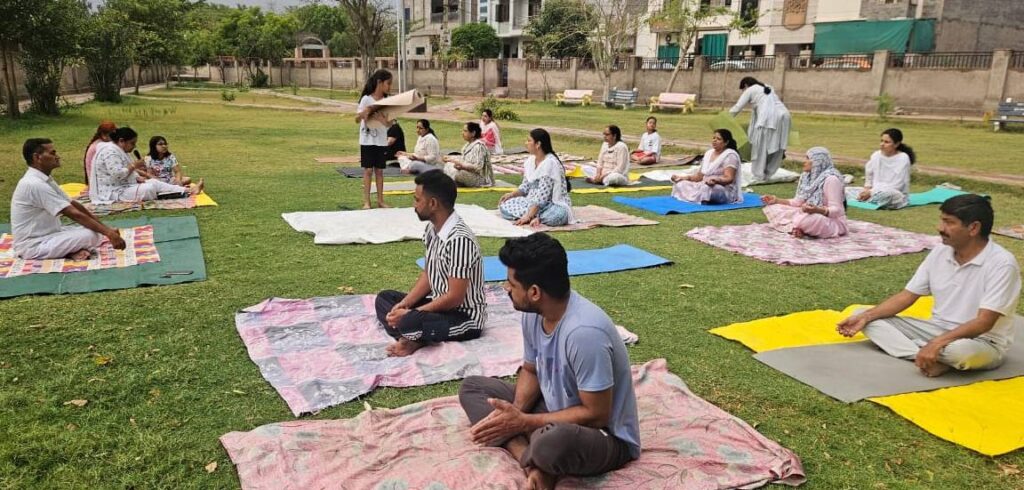 Teaching yoga